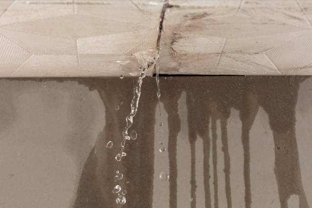 Professional Flood Damage Cleanup technician working in Wyoming, RI